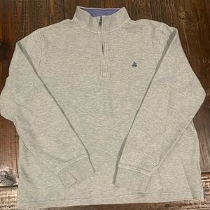Brooks Brothers 1/4 fleece lined pullover
